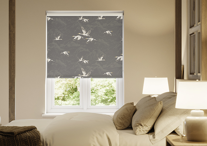 Laura Ashley Animalia, Steel - Twist&Fit Roller Blind - Image 3